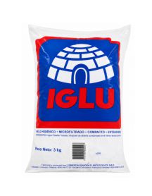 HIELO IGLU BOLSA X 3 KILOS