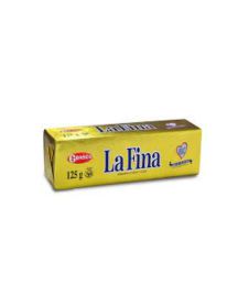 MANTEQUILLA LA FINA X 125 GRMS PACA X 80